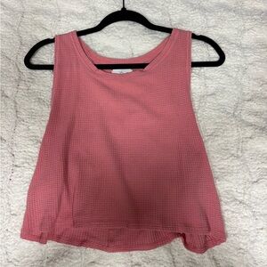 Aerie Mauve Textured Tank Top